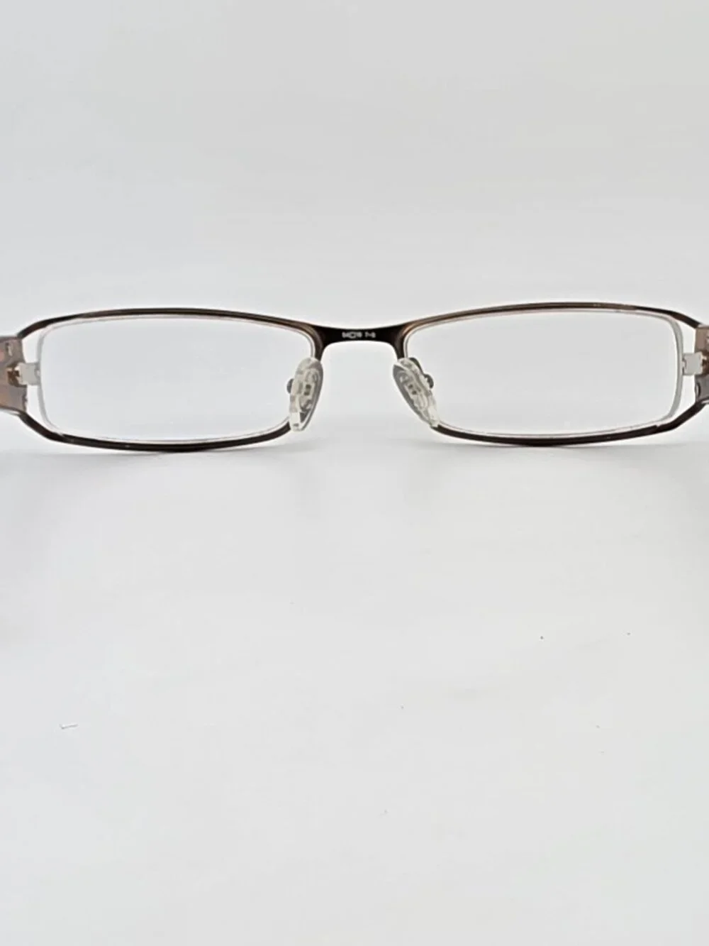 Armani Exchange AX106 65T Bronze Semi Rimless Eyeglasses Frame w/ Flexhinge 54mm
